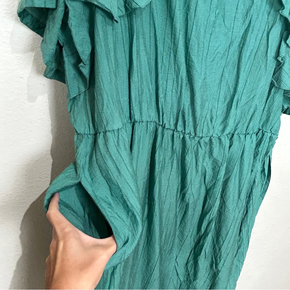 Size 28 Green Maxi DRESS - Picture 4 of 10